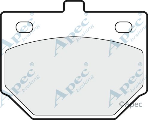 APEC BRAKING Комплект тормозных колодок, дисковый тормоз PAD309